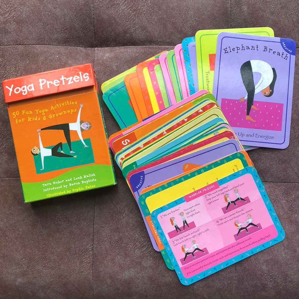 50 Yoga Cards for Kids and Grownups